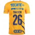 Camisola Tigres UANL Florian Thauvin 26 Equipamento Primeiro 2021-2022 Manga Curta
